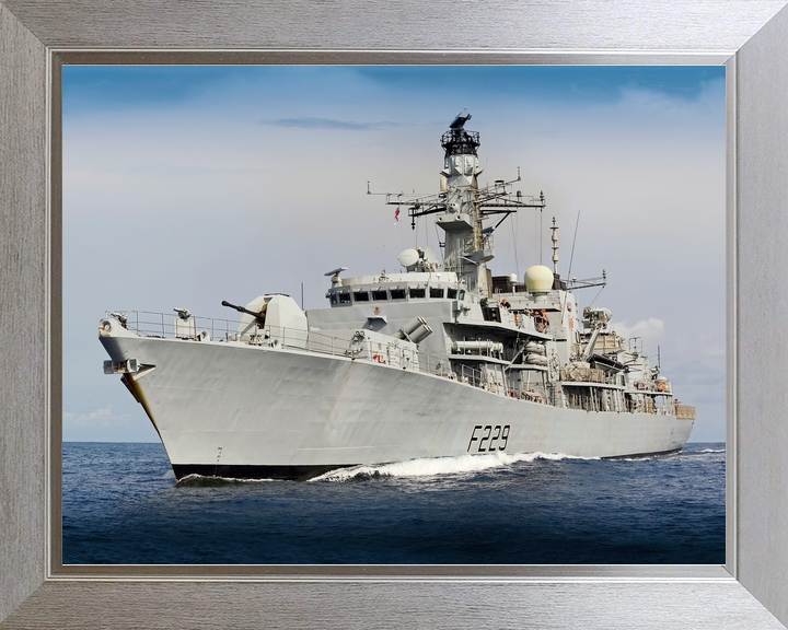 HMS Lancaster F229 Type 23 Frigate 2015 Low Port Bow View Photo Print - Posters, Prints, & Visual Artwork - by Hampshire Prints (image 7 of 9)