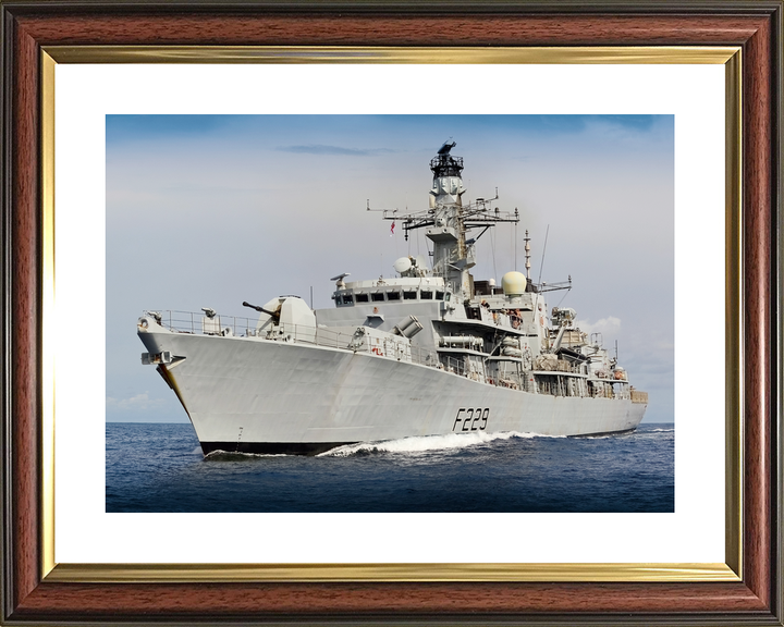 HMS Lancaster F229 Type 23 Frigate 2015 Low Port Bow View Photo Print - Posters, Prints, & Visual Artwork - by Hampshire Prints (image 8 of 9)