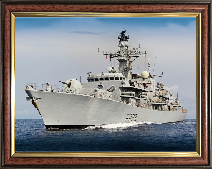 HMS Lancaster F229 Type 23 Frigate 2015 Low Port Bow View Photo Print - Posters, Prints, & Visual Artwork - by Hampshire Prints (image 9 of 9)
