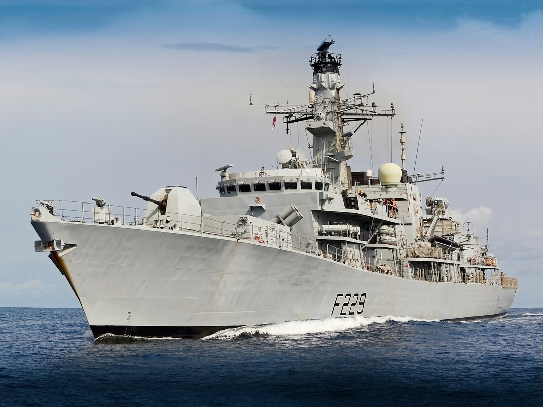 HMS Lancaster F229 Type 23 Frigate 2015 Low Port Bow View Photo Print - Posters, Prints, & Visual Artwork - by Hampshire Prints (image 1 of 9)