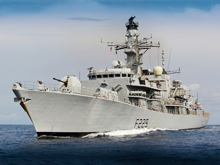 HMS Lancaster F229 Type 23 Frigate 2015 Low Port Bow View Photo Print - Posters, Prints, & Visual Artwork - by Hampshire Prints (image 1 of 9)