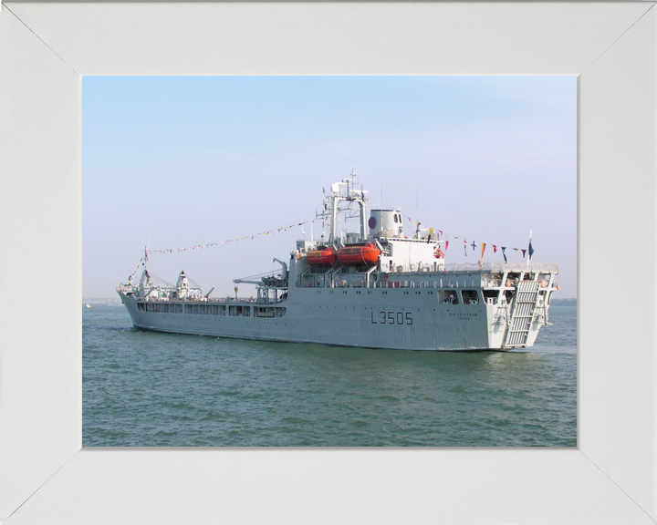 RFA Sir Tristram L3505 Round Table Class Ship June 2005 Port Quarter View Photo Print - Posters, Prints, & Visual Artwork - by Hampshire Prints (image 5 of 9)