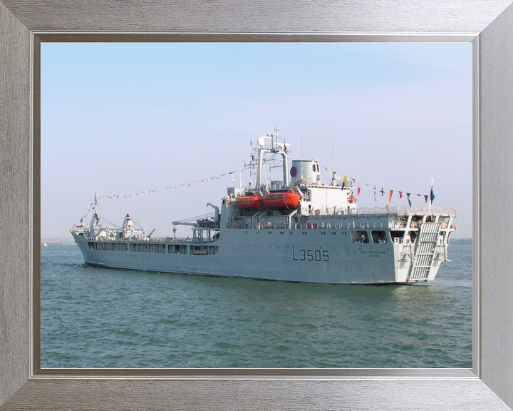 RFA Sir Tristram L3505 Round Table Class Ship June 2005 Port Quarter View Photo Print - Posters, Prints, & Visual Artwork - by Hampshire Prints (image 7 of 9)