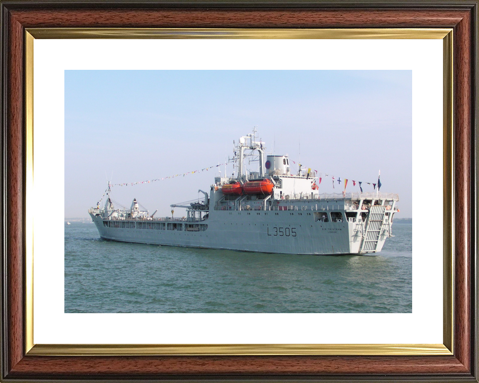 RFA Sir Tristram L3505 Round Table Class Ship June 2005 Port Quarter View Photo Print - Posters, Prints, & Visual Artwork - by Hampshire Prints (image 8 of 9)
