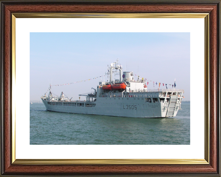 RFA Sir Tristram L3505 Round Table Class Ship June 2005 Port Quarter View Photo Print - Posters, Prints, & Visual Artwork - by Hampshire Prints (image 8 of 9)