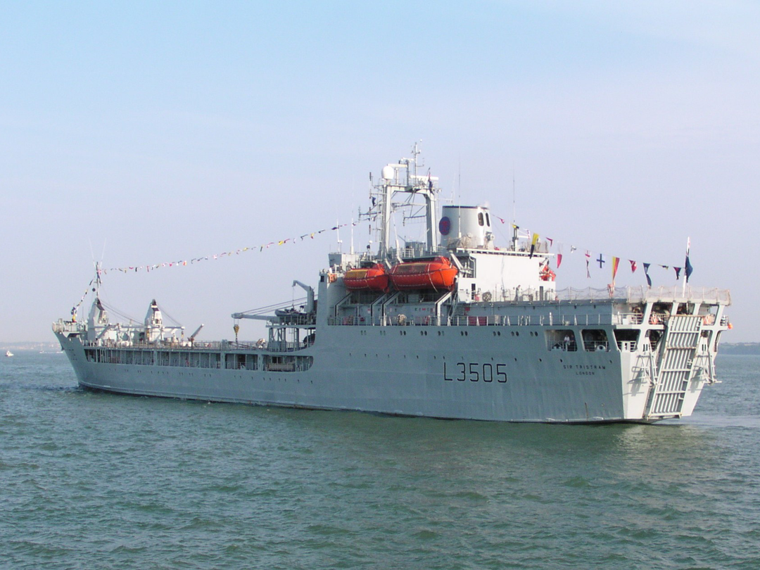 RFA Sir Tristram L3505 Round Table Class Ship June 2005 Port Quarter View Photo Print - Posters, Prints, & Visual Artwork - by Hampshire Prints (image 1 of 9)
