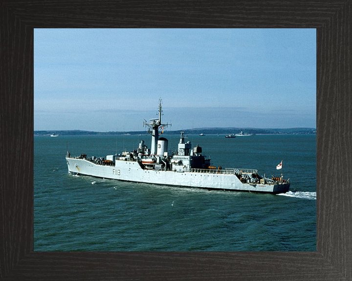 HMS Falmouth F113 Royal Navy Rothesay Class Frigate Photo Print or Framed Print - Hampshire Prints