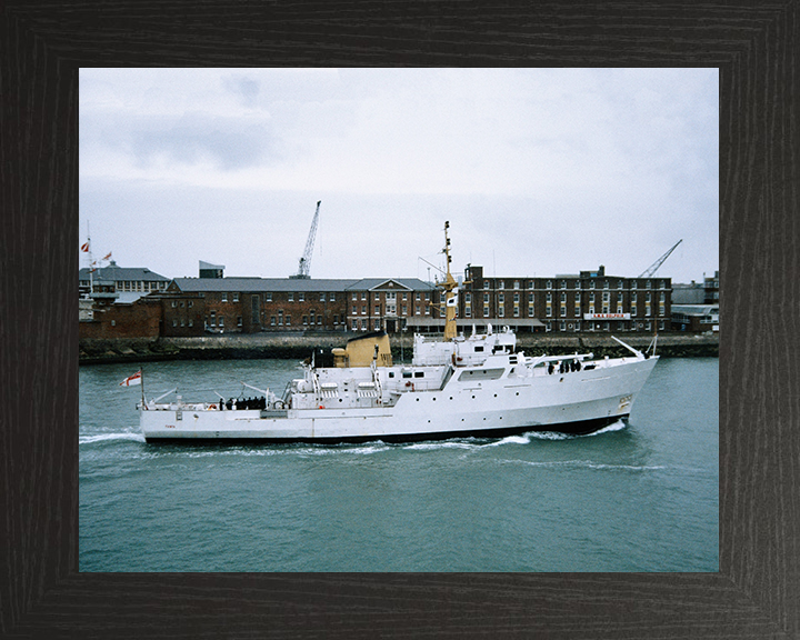 HMS Fawn A325 Royal Navy Bulldog class ship Photo Print or Framed Print - Hampshire Prints