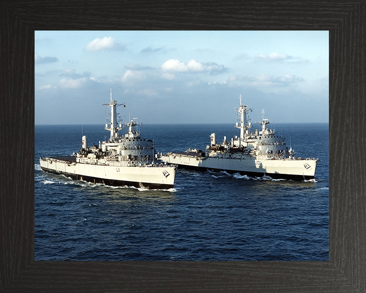 HMS Fearless L10 HMS Intrepid L11 Royal Navy Fearless class ships Photo Print or Framed Print - Hampshire Prints
