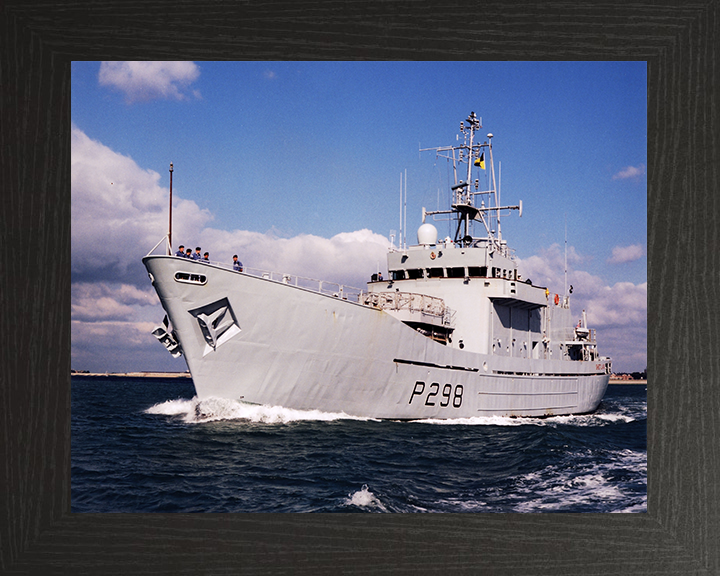 HMS Shetland (P298) Photo Print - At Sea - Royal Navy Island Class Patrol Vessel