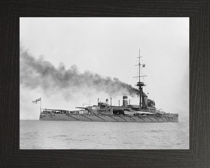 HMS Hercules (1910) Royal Navy Colossus class battleship Photo Print or Framed Print - Hampshire Prints