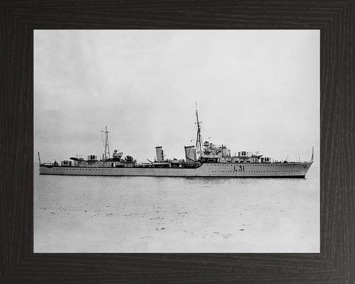 HMS Mohawk F31 Royal Navy Tribal class destroyer Photo Print or Framed Print - Hampshire Prints