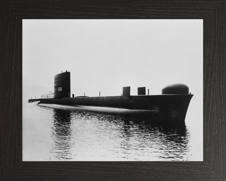 HMS Cachalot S06 Royal Navy Porpoise class Submarine Photo Print or Framed Print - Hampshire Prints