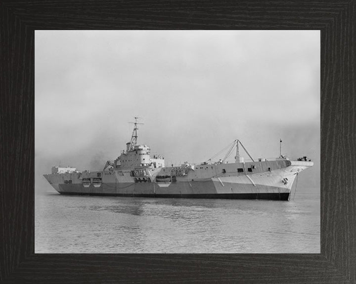 HMS Pioneer R76 Royal Navy Colossus class aircraft carrier Photo Print or Framed Print - Hampshire Prints