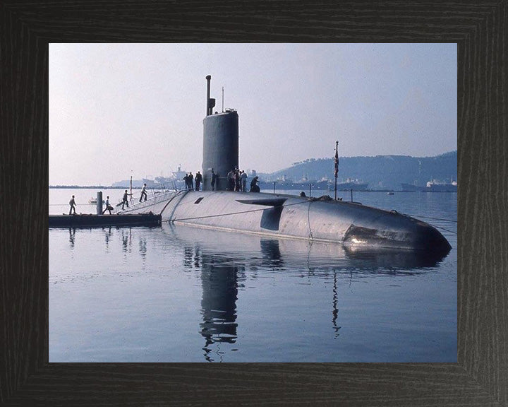 HMS Conqueror S48 submarine | Photo Print | Framed Print | Churchill class | Royal Navy Hampshire Prints