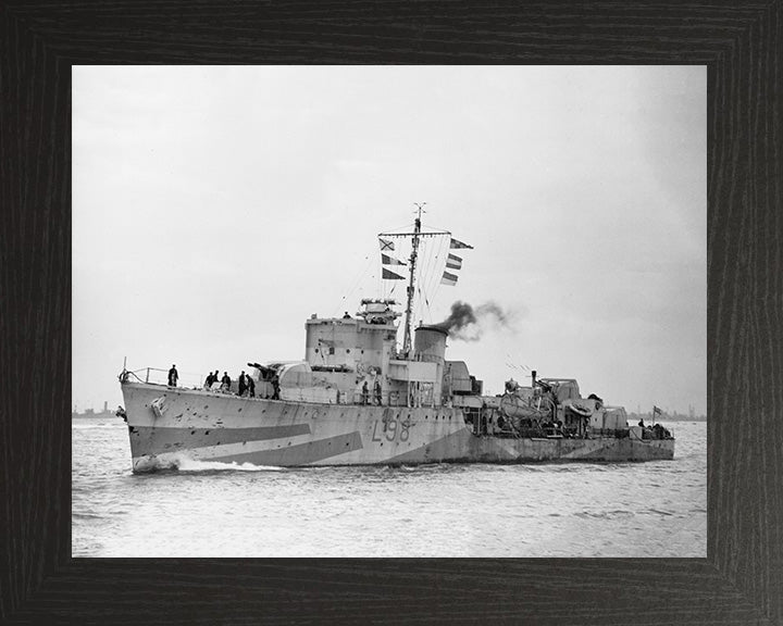 HMS Oakley L98 | Photo Print | Framed Print | Poster | Hunt Class | Destroyer | Royal Navy Hampshire Prints