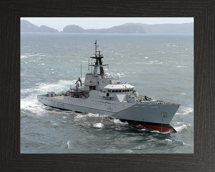 HMS Mersey P283 Royal Navy River class patrol vessel Photo Print or Framed Photo Print - Hampshire Prints