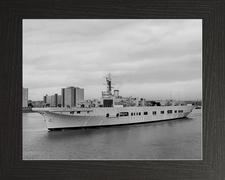 HMS Triumph (A108) - Portsmouth - Royal Navy Heavy Repair Ship Photo Print Wall Art Naval Decor UK (Copy) Posters, Prints, & Visual Artwork Hampshire Prints 10 x 8 Black Frame No