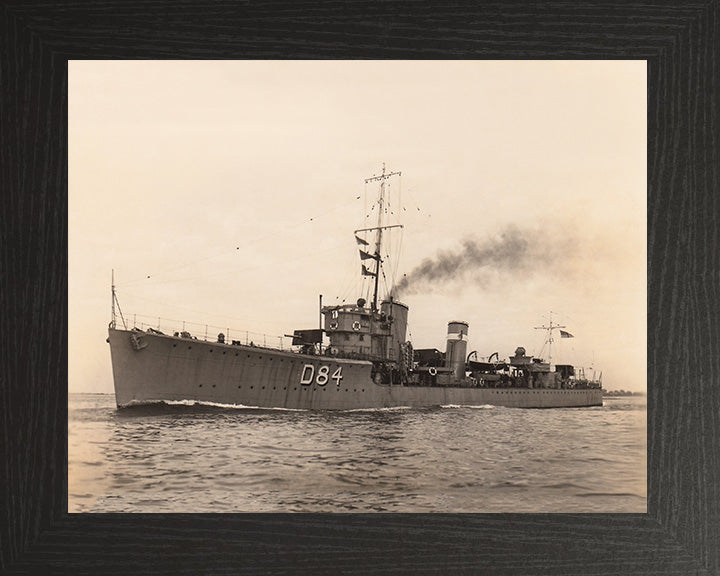 HMS Tyrian D84 | Photo Print | Framed Print | Poster | S Class | Destroyer | Royal Navy Hampshire Prints