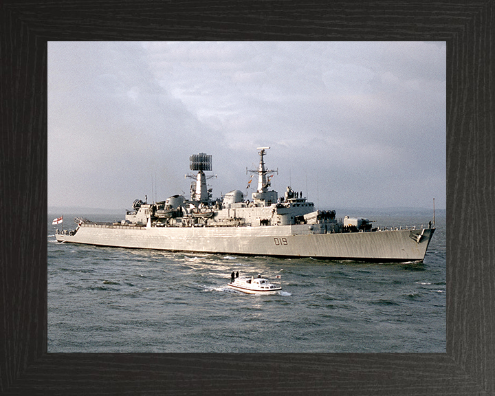 HMS Glamorgan D19 Royal Navy County class Destroyer Photo Print or Framed Print - Hampshire Prints