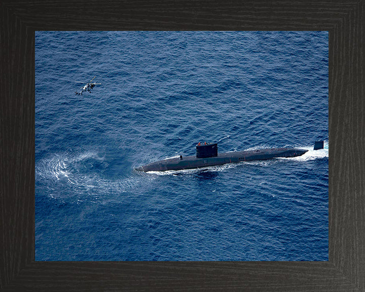 HMS Trenchant S91 Royal Navy Trafalgar class Submarine Photo Print or Framed Print - Hampshire Prints