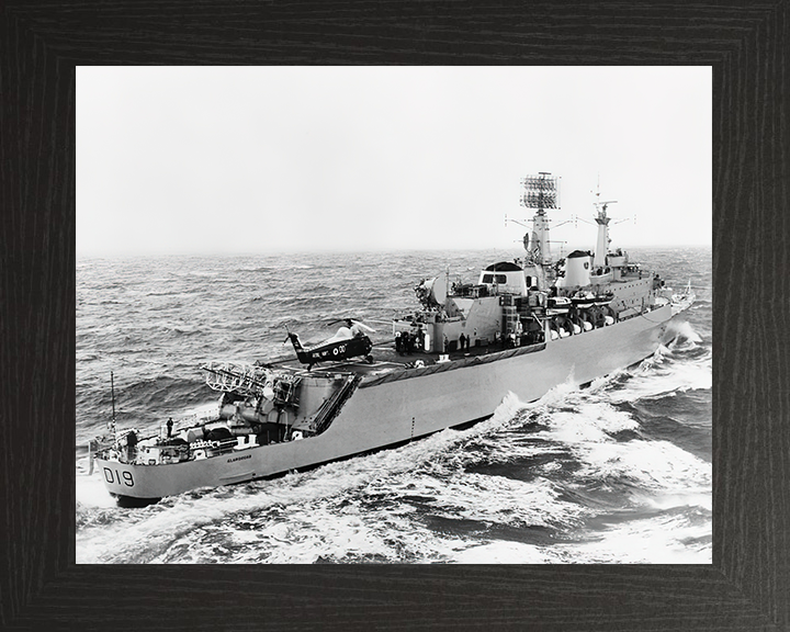 HMS Glamorgan D19 Royal Navy County class Destroyer Photo Print or Framed Print - Hampshire Prints