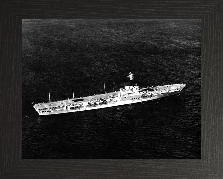 HMS Warrior (R31) Photo Print - At Sea 1957 - Royal Navy Colossus Class Aircraft Carrier Hampshire Prints