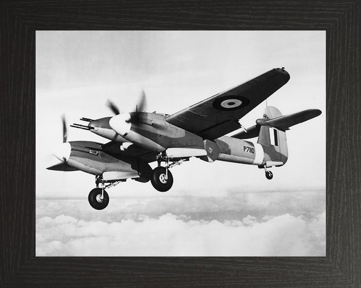 RAF Westland Whirlwind in Flight Photo Print - Royal Air Force Aircraft Hampshire Prints 10 x 8 Black Frame No