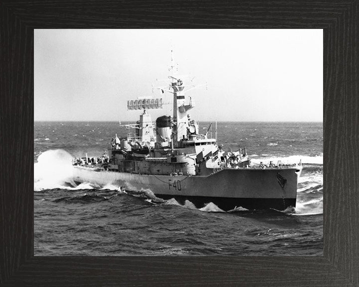 HMS Sirius F40 Royal Navy Leander class frigate Photo Print or Framed Print - Hampshire Prints