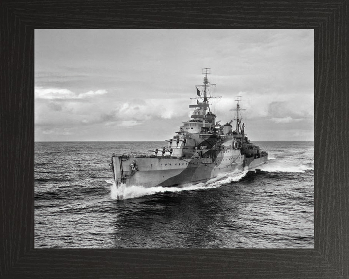 HMS Liverpool C11 Royal Navy Town class light cruiser Photo Print or Framed Print - Hampshire Prints