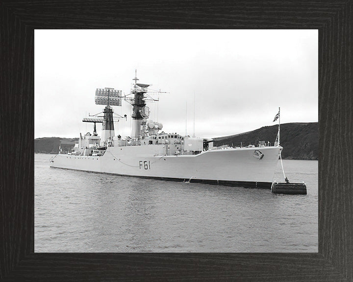 HMS Llandaff F61 Royal Navy Salisbury class Frigate Photo Print or Framed Print - Hampshire Prints