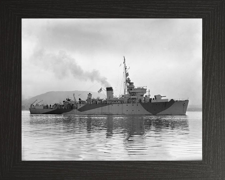 HMS Rinaldo J225 | Photo Print | Framed Print | Algerine Class | Minesweeper | Royal Navy Hampshire Prints