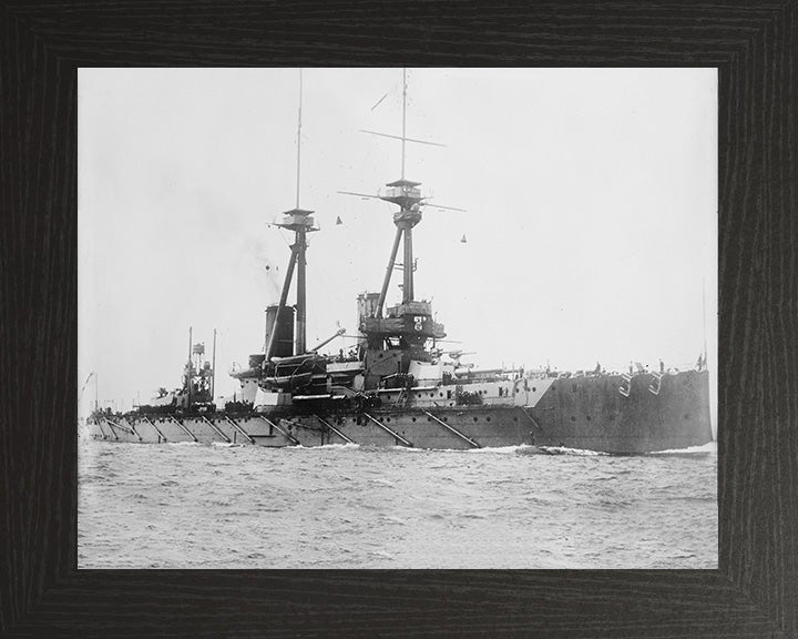 HMS Bellerophon (1907) | Photo Print | Framed Print | Bellerophon Class | Dreadnought | Royal Navy Hampshire Prints