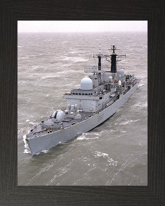 HMS Newcastle (D87) Photo Print - At Sea 1999 - Royal Navy Type 42 Destroyer