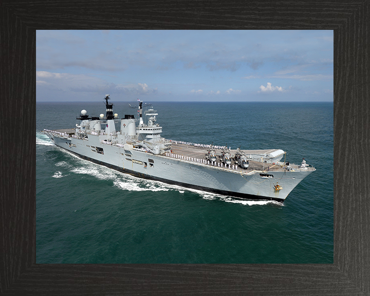 HMS Illustrious R06 | Photo Print | Framed Print | Invincible Class | Aircraft Carrier | Royal Navy Hampshire Prints