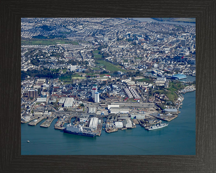 HMNB Plymouth (Devonport) Aerial Photo Print or Framed Photo Print - Hampshire Prints