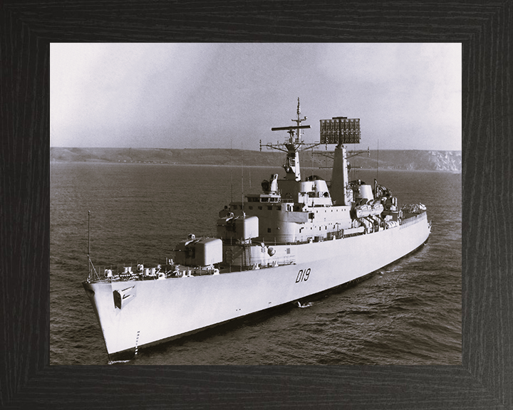 HMS Glamorgan D19 Royal Navy County class Destroyer Photo Print or Framed Print - Hampshire Prints