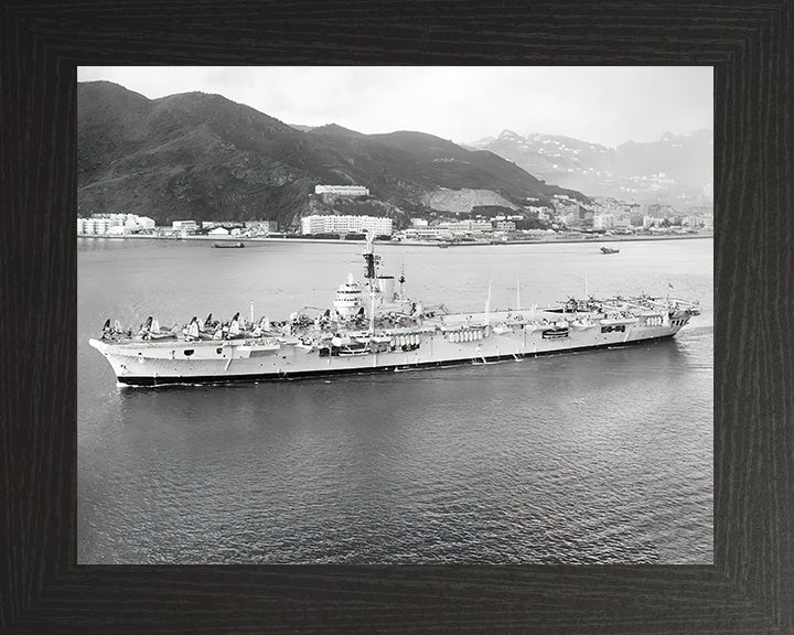 HMS Warrior R31 Royal Navy Colossus class light fleet aircraft carrier Photo Print or Framed Print - Hampshire Prints