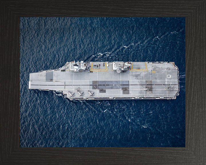 HMS Queen Elizabeth R08 Royal Navy Queen Elizabeth Class Aircraft Carrier Photo Print or Framed Print - Hampshire Prints