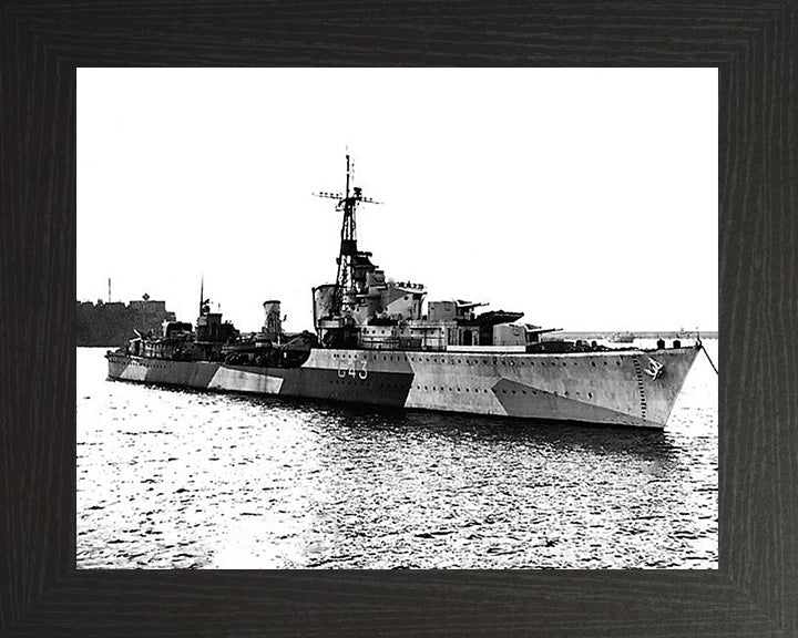 HMS Tartar G43 (F43) Royal Navy Tribal class Destroyer Photo Print or Framed Print - Hampshire Prints