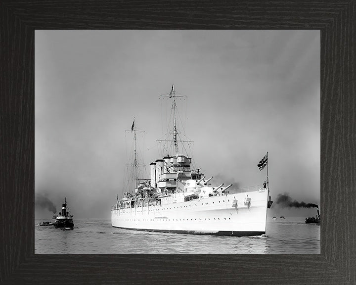 HMS Sussex (96) Royal Navy County class heavy cruiser Photo Print or Framed Print - Hampshire Prints