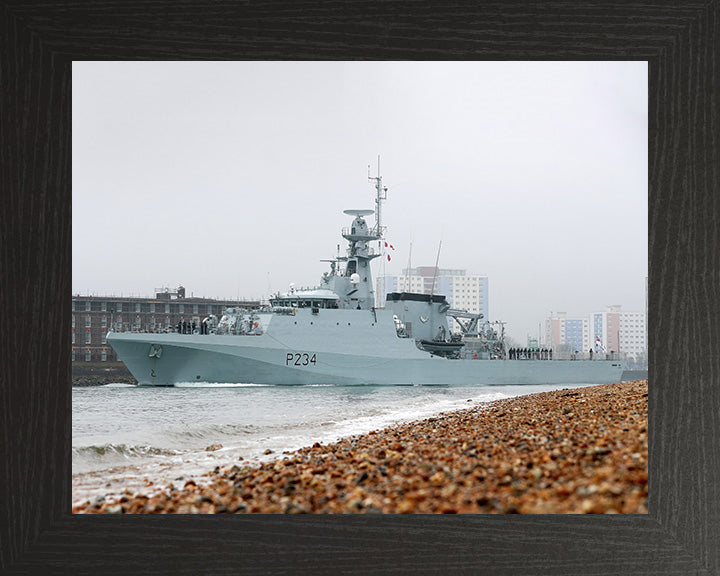 HMS Spey P234 Royal Navy River class patrol vessel Photo Print or Framed Print - Hampshire Prints