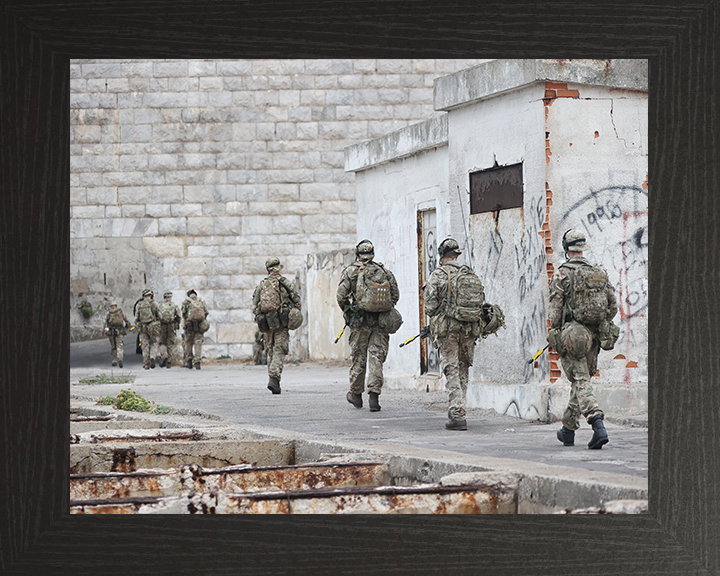Royal Yeomanry Soldier on Exercise in Gibraltar Photo Print - British Army