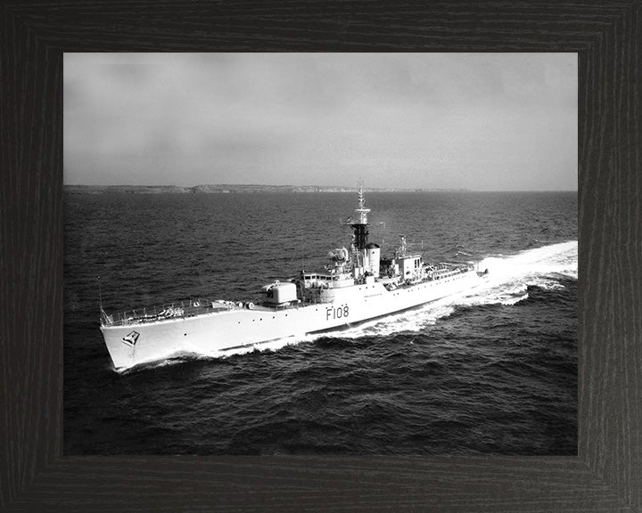 HMS Londonderry F108 Royal Navy Rothesay class frigate Photo Print or Framed Print - Hampshire Prints