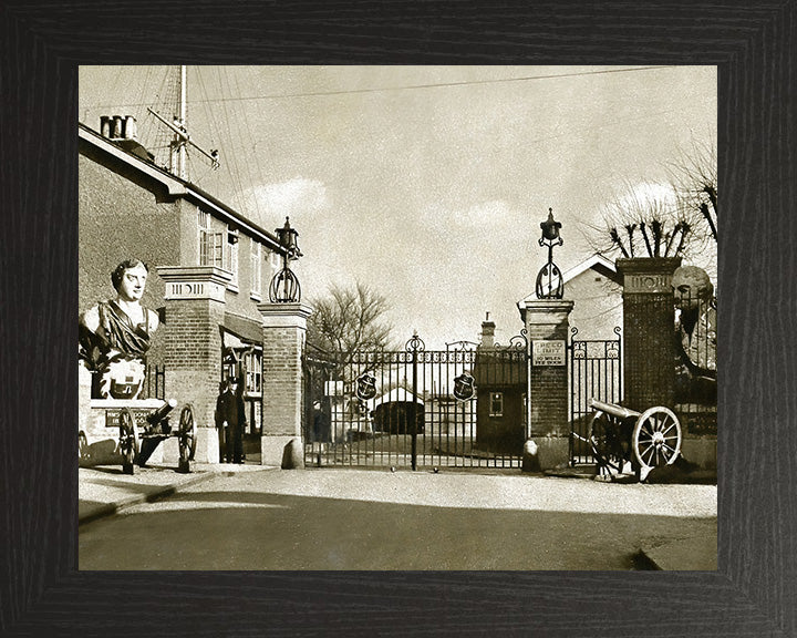 HMS Ganges Main Gate | Photo Print | Framed Print | Poster | Training Establishment | Royal Navy Hampshire Prints