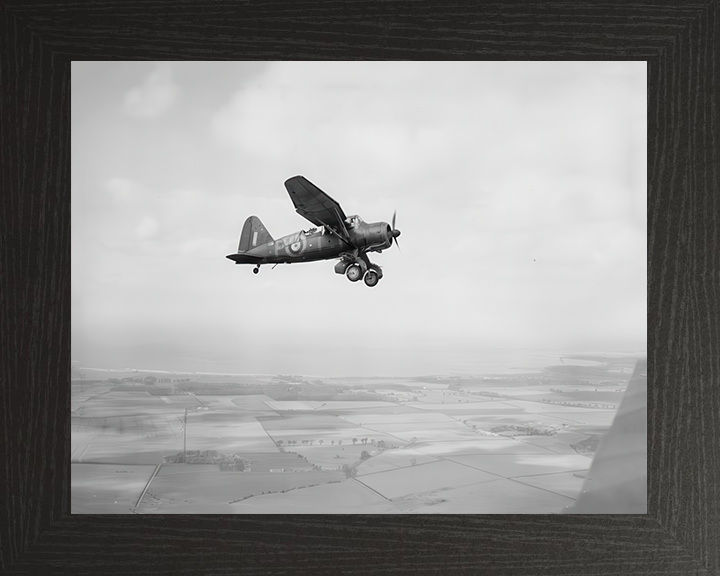 RAF Westland Lysander Mark III Photo Print - Royal Air Force Aircraft Hampshire Prints 10 x 8 Black Frame No
