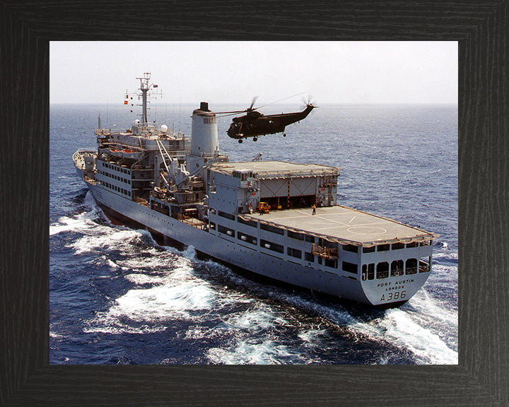 RFA Fort Austin A386 | Photo Print | Framed Print | Fort Rosalie Class | Royal Fleet Auxiliary Hampshire Prints