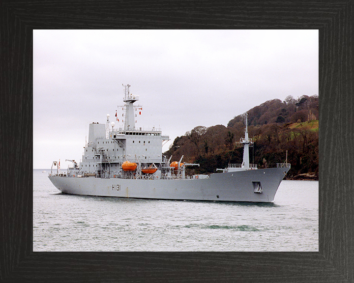 HMS Scott (H131) Photo Print - Plymouth Sound - Royal Navy Ocean Survey Vessel
