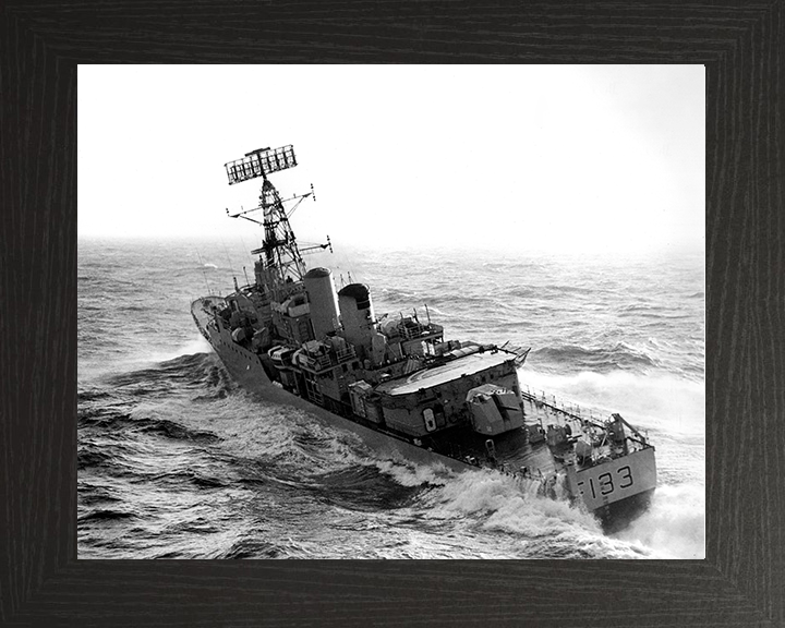 HMS Tartar (F133) Photo Print - At Sea 1970 - Royal Navy Tribal Class Frigate