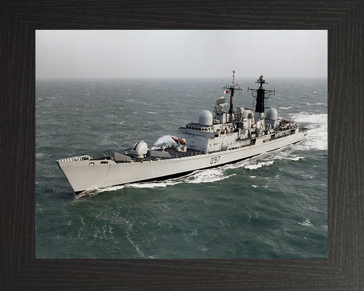 HMS Edinburgh (D97) Photo Print - At Sea 2001 - Royal Navy Type 42 Destroyer
